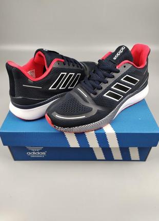 Adidas nova run navy blue5 фото