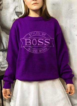 Винтажный свитер hugo boss