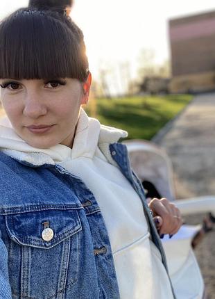 Куртка джинсовая утепленная на меху zara