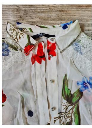 Блуза guess в цветочный принт5 фото
