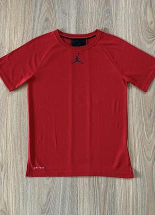 Подростковая спортивная футболка с принтом air jordan1 фото