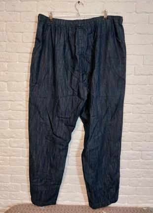 Фирменные легкие джинсы на резинке2 фото