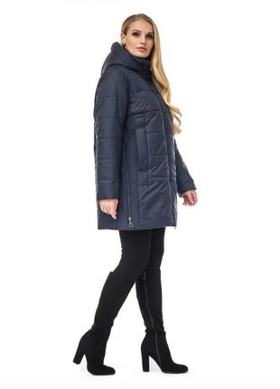 Стильна жіноча куртка батал, розміри  52 - 702 фото