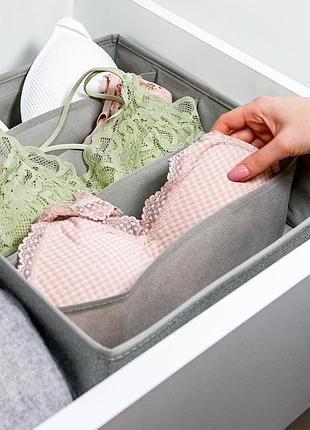 Органайзер для хранения на 5 секций th-09-05 gray