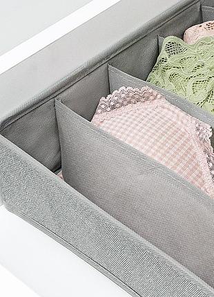 Органайзер для хранения на 5 секций th-09-05 gray