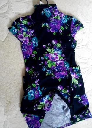 🌿 распродажа 🌿 мягкое платье в цветы s smashed lemon1 фото