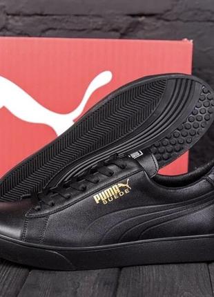 Мужские классические кроссовки, кеды, туфли puma из натуральной кожи!!️5 фото