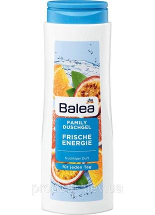 Натуральный гель для душа для всей семьи балеа balea family frische energie 500 мл (германия)1 фото