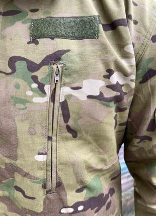 Тактичний костюм форма кітель + штани ріп-стоп (мультикам) m4 фото