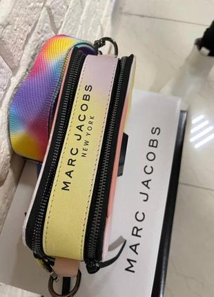 Женская сумка marc jacobs разноцветная кросс боди / подарок на 8 марта2 фото