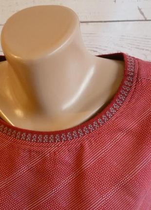 Блуза бордовая в полоску cecil6 фото