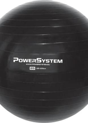 М'яч для фітнесу (фітбол) power system ps-4018 ø85 cm pro gymball black