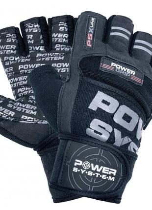 Рукавички для фітнесу power system ps-2800 power grip black l