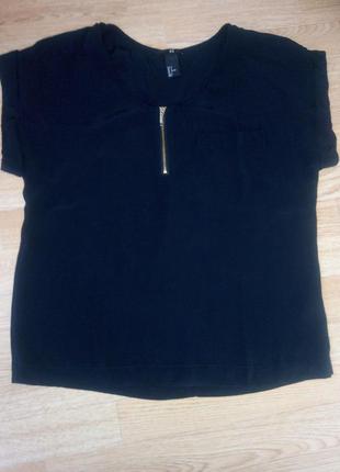 Блуза h&m/чорна блуза3 фото