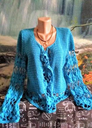 Нарядна кофточка на 56-58 розміри. ціна знижена остаточно.