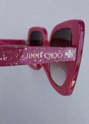 Очки в стиле jimmy choo женские солнцезащитные7 фото