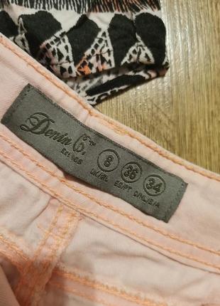 Розовые джинсовые шорты4 фото