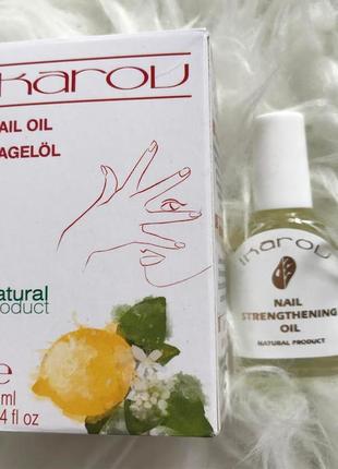 Натуральное масло для ногтей ikarov, 10 мл2 фото