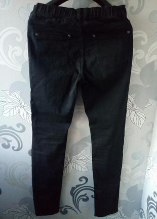 Черные узкие джинсы скинни skinny джеггинсы треггинсы tcm tchibo для беременных5 фото