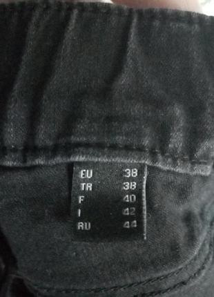 Черные узкие джинсы скинни skinny джеггинсы треггинсы tcm tchibo для беременных8 фото