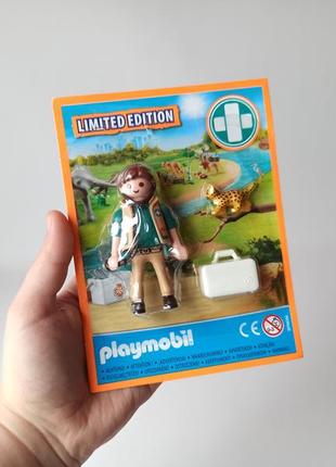 Игровой набор "ветеренар зоопарка". geobra. playmobil.