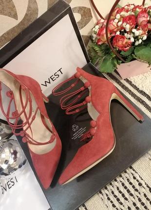 Туфли женские замшевые nine west2 фото