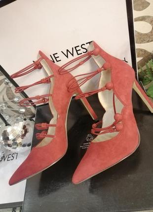 Туфли женские замшевые nine west8 фото