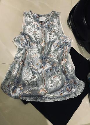 Шикарная легкая блуза, hd in paris, размер с/хс2 фото
