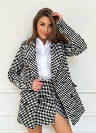 ♥️ шикарный костюм гусиная лапка