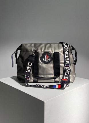 Сумка в стиле moncler puff silver8 фото