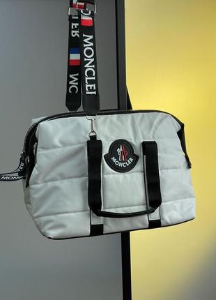 Сумка в стиле moncler puff white9 фото