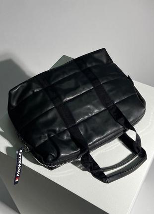 Сумка в стиле moncler puff black9 фото