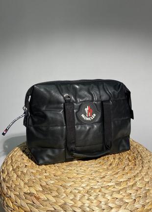 Сумка в стиле moncler puff black2 фото