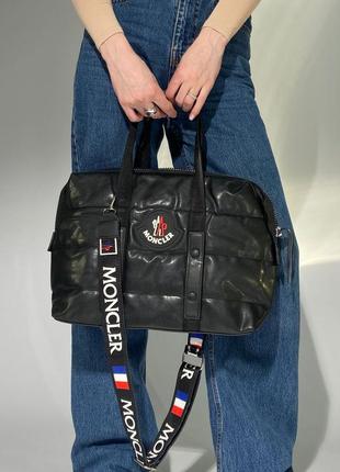 Сумка в стиле moncler puff black4 фото