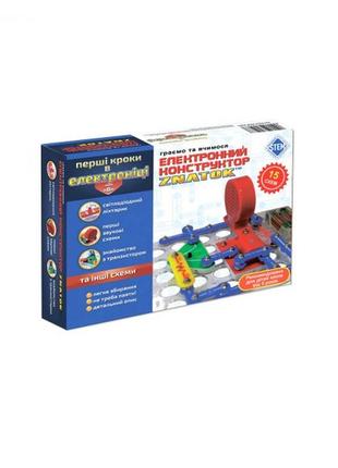 Конструктор znatok первые шаги в электронике, 15 схем, набор а, (rew-k060)