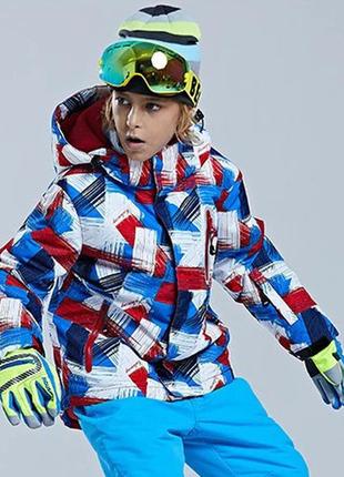 Детская лыжная куртка зимняя3 фото