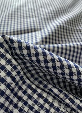 Рубашечная хлопковая ткань в клетку (германия)