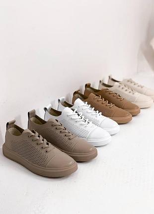 Кеди =netti= колір: caramel, натуральна шкіра