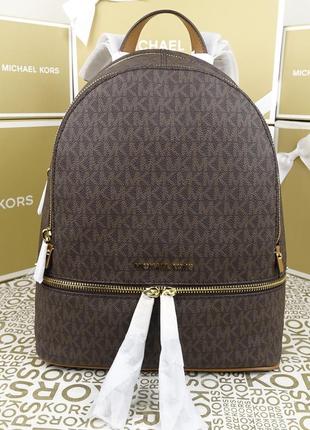 Рюкзак michael kors brown rhea medium оригінал майкл корс