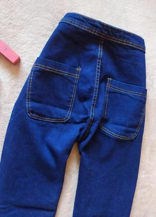 Распродажа 🔥 качественные стрейчевые джинсы скинни высокая талия с прорезями над коленями5 фото