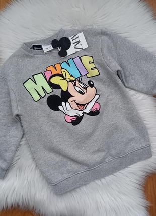 Платье-свитшот zara minnie mouse disney