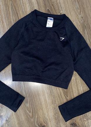 Топ с длинными рукавами для тренировок gymshark s