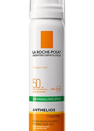 Спрей против блеска для лица la roche-posay anthelios xl spf50, 75 мл1 фото