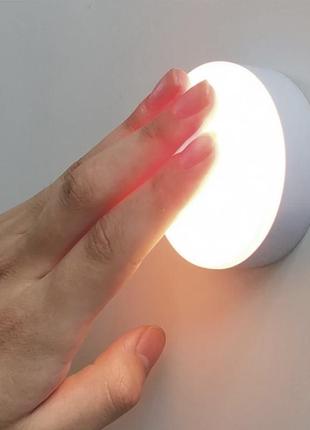 Портативная нажимная led clap lamp лампа 4.5v светодиодная (warm white)