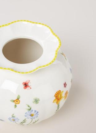 Фарфоровая ваза, фарфор villeroy & boch, новая стильная декор для дома2 фото