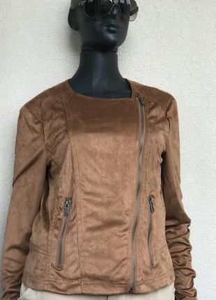 Шикарная курточка -посуха с кистями пол замш2 фото