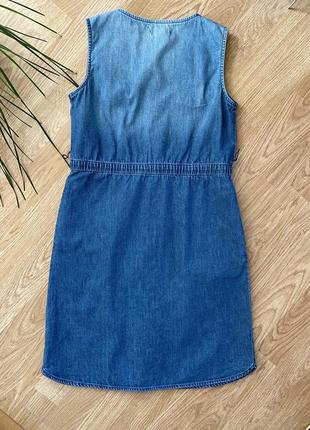 Джинсовый сарафан, платье на 11-12 лет