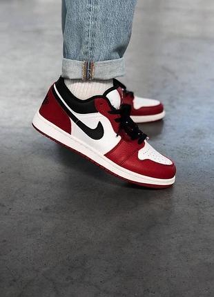 Кроссовки nike air jordan 1 мужские найк джордан кожа nike air force