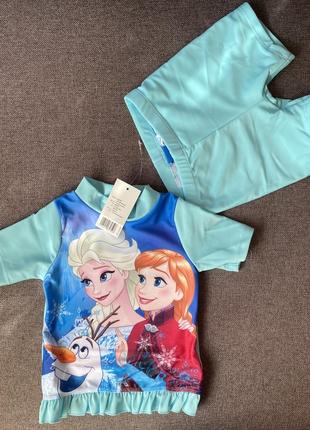 Костюм детский для девочки disneyfrozen защита от uv лучей