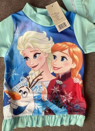 Костюм детский для девочки disneyfrozen защита от uv лучей4 фото